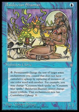 Magic the Gathering: Ice Age (Base Set) card 59 Balduvian Shaman
