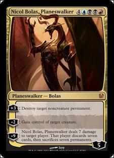 Magic the Gathering: Duel Decks: Ajani vs. Nicol Bolas card 42 Nicol Bolas, Planeswalker