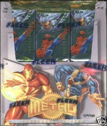 Marvel Metal card 1-B Sealed Box (Jumbo)