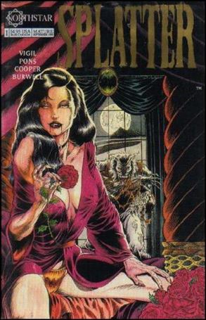 Splatter issue 1-B Gold Foil Cover