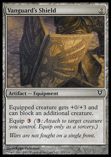 Magic the Gathering: Avacyn Restored (Base Set) card 223 Vanguard's Shield