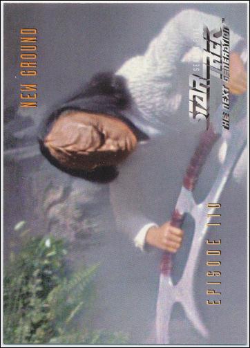 Star Trek: The Next Generation - The Episode Collection Season Five (Base Set) card 458 New Ground, Episode 110B