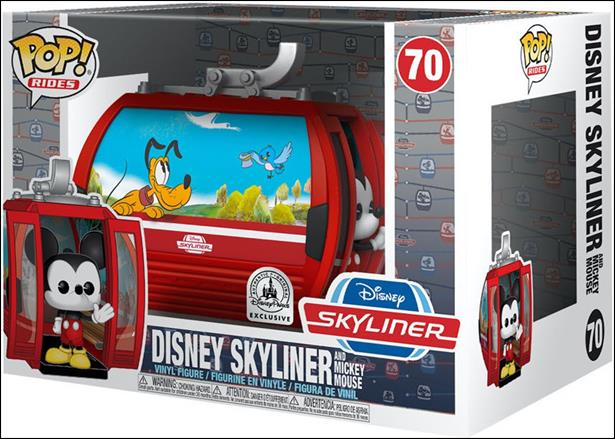 POP! Rides figure 70 Disney Skyliner and Mickey Mouse Disney Parks