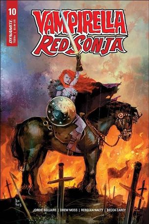 Vampirella / Red Sonja issue 10-B Rod Reis Cover