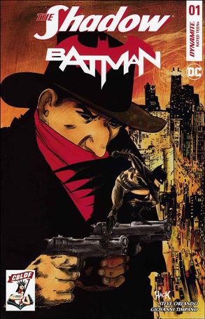 Shadow / Batman issue 1-Q Robert Hack CBLDF Cover