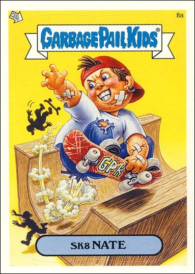Garbage Pail Kids All-New Series 2 (Base Set)   card 8a Sk8 Nate