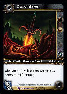 World of Warcraft: March of the Legion (Base Set) card 281 Demonslayer