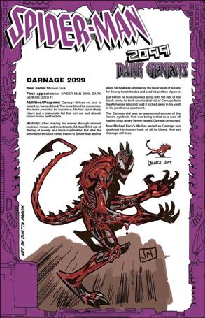 Spider-Man 2099: Dark Genesis issue 1-D Justin Mason 1:25 Handbook Cover
