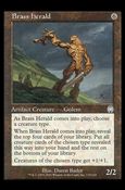 Magic the Gathering: Apocalypse (Base Set) card 133 Brass Herald