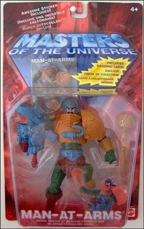 Masters of the Universe (Modern Series)  Basic Action Figures figure 2-B Man-At-Arms (K-Mart Exclusive) w/ Trading Card