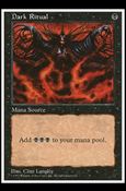 Magic the Gathering: 5th Edition (Base Set) card 153 Dark Ritual