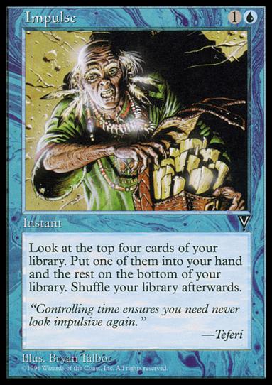 Magic the Gathering: Visions (Base Set) card 34 Impulse