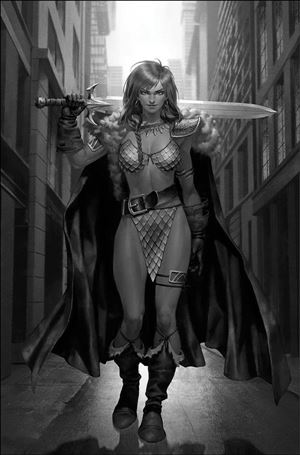 Sonjaversal issue 7-G Jung-Geun Yoon 1:7 Black & White Virgin Cover
