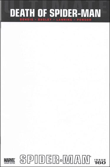 Ultimate Spider-Man (2000) issue 160-D Blank/Sketch Cover