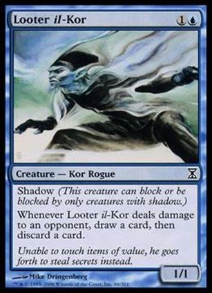 Magic the Gathering: Time Spiral (Base Set) card 66 Looter il-Kor
