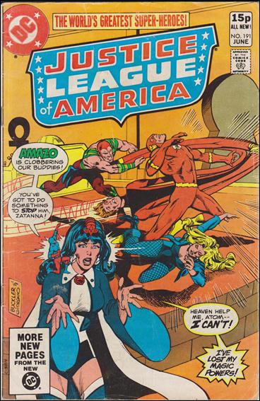 Justice League of America (1960) issue 191-B UK Price Cover