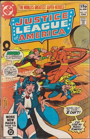 Justice League of America (1960) issue 191-B UK Price Cover