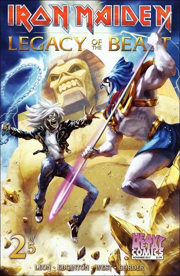 Iron Maiden Legacy of the Beast issue 2 Santi Casas Cover