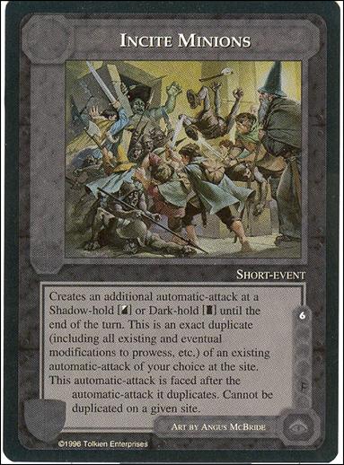 Middle-Earth: The Dragons (Base Set) card 74 Incite Minions