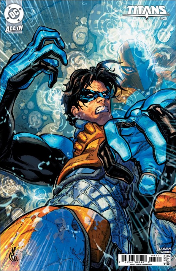 Titans (2023) issue 25-B Carlos D'Anda Cardstock Cover