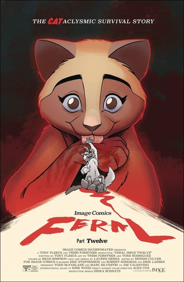 Feral (2024) issue 12-B Tony Fleecs Horror Homage Cover