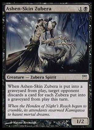 Magic the Gathering: Champions of Kamigawa (Base Set) card 101 Ashen-Skin Zubera