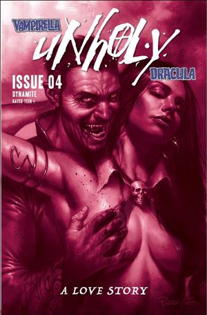 Vampirella/Dracula: Unholy issue 4-J Lucio Parrillo 1:10 Red Tint Cover
