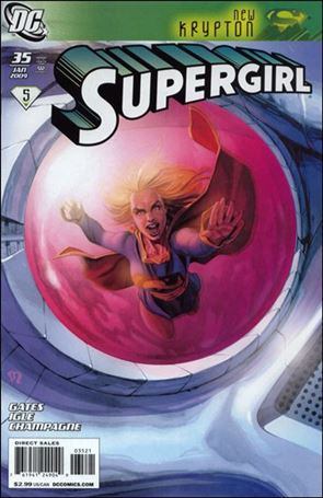 Supergirl (2005) issue 35-B Stephane Roux 1:10 Cover