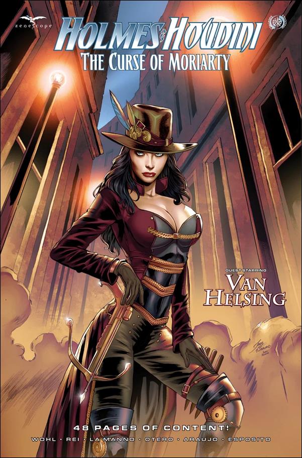 Holmes & Houdini: The Curse of Moriarty issue 1-B Igor Vitorino Cover