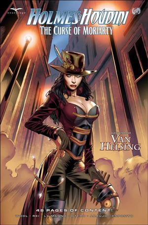 Holmes & Houdini: The Curse of Moriarty issue 1-B Igor Vitorino Cover