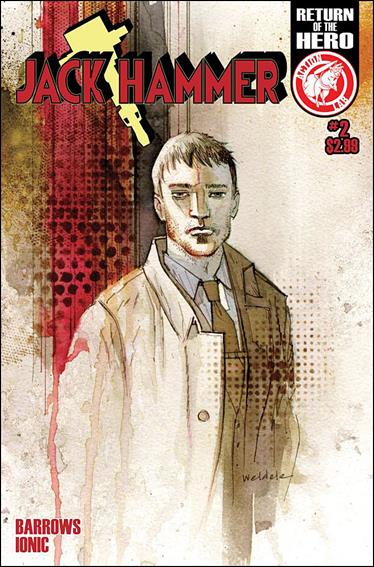 Jack Hammer issue 2-B Brett Weldele Cover