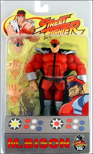 Street Fighter (Round 1) figure 2 M. Bison (Red)