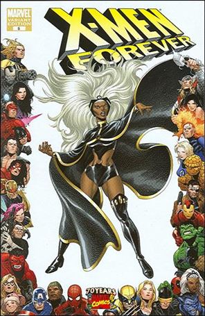 X-Men Forever (2009) issue 5-B 70th Anniversary Frame Cover