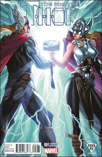 Mighty Thor (2016) issue 1-I Unbagged J. Scott Campbell Fried Pie Cover