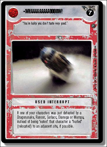 Star Wars: Dagobah Limited (Base Set) card 156 WHAAAAAAAAAOOOOW!