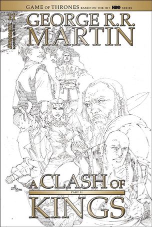 George R. R. Martin's A Clash of Kings (2020) issue 11-D Mel Rubi 1:20 Black & White Cover