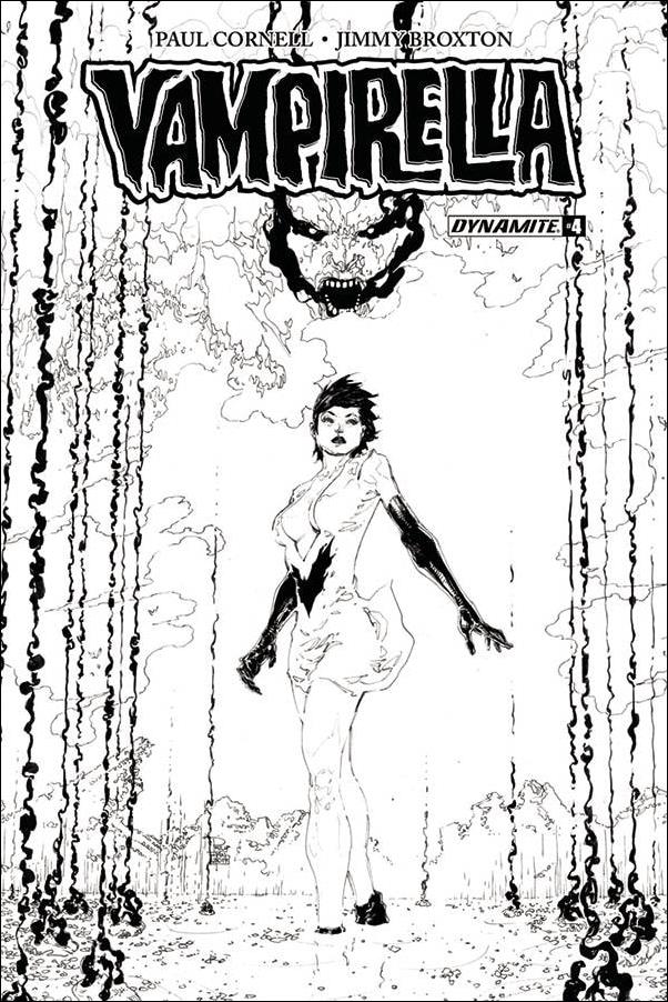 Vampirella (2017) issue 4-F Philip Tan 1:20 Black and White Cover