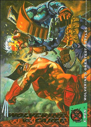 1994 Fleer Ultra X-Men (Base Set) card 145 Wolverine vs. Cable