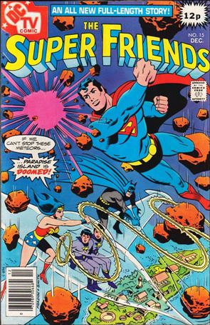 Super Friends (1976) issue 15-C UK Price Cover