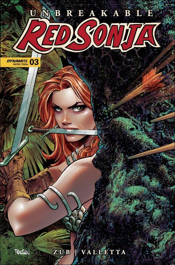 Unbreakable Red Sonja issue 3-F Dan Panosian 1:10 Cover