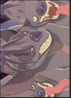 Lion King: Series 1 (Foil-Embossed Subset) card F9 Shenzi, Banzai, & Ed