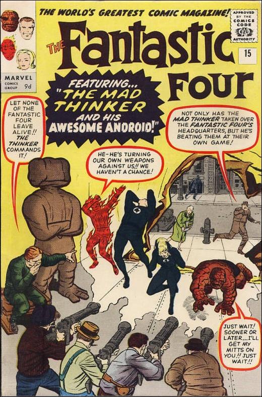 Fantastic Four (1961) issue 15-B UK Price Cover