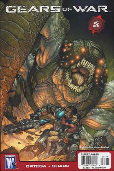 Gears of War issue 5 Brandon Badeaux Cover