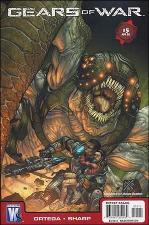 Gears of War issue 5 Brandon Badeaux Cover