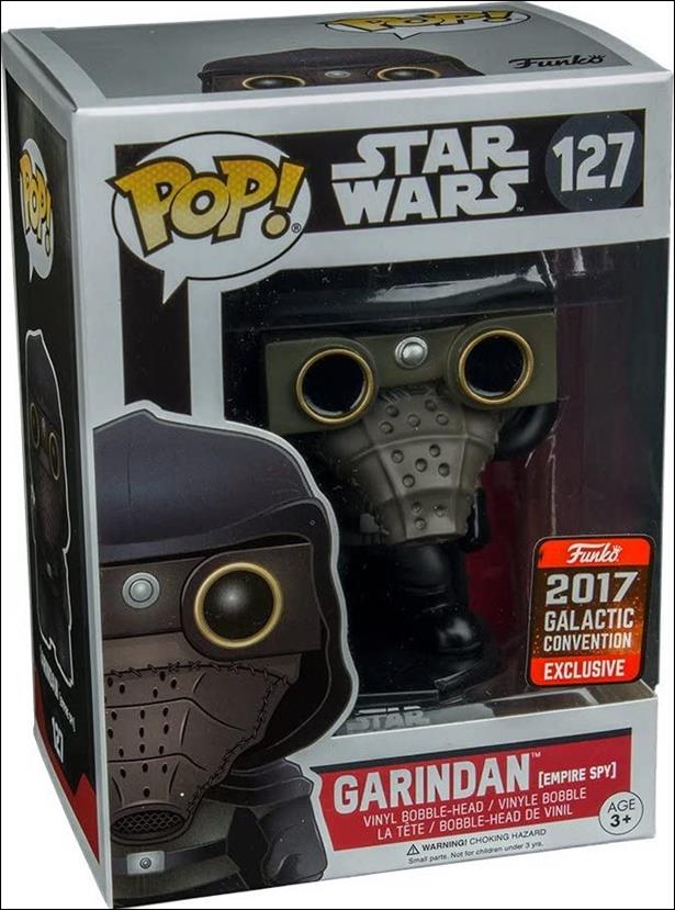 POP! Star Wars figure 127-B Garindan (Empire Spy) Galactic Con Exclusive