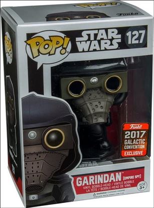 POP! Star Wars figure 127-B Garindan (Empire Spy) Galactic Con Exclusive