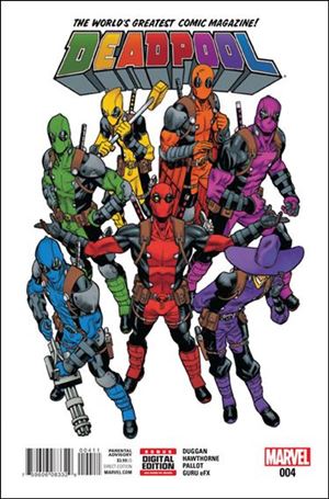 Deadpool (2016) issue 4 Mike Hawthorne Cover