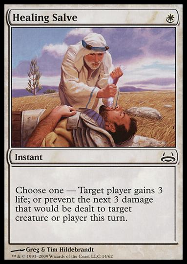 Magic the Gathering: Duel Decks: Divine vs. Demonic (Base Set) card 14 Healing Salve