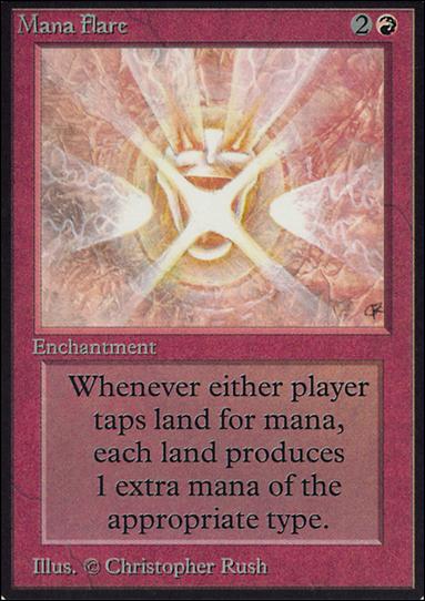 Magic the Gathering: Limited Edition Alpha (Base Set) card 162 Mana Flare