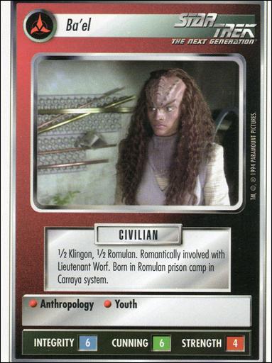 Star Trek: Premiere Unlimited (Base Set) card 252 Ba’el 